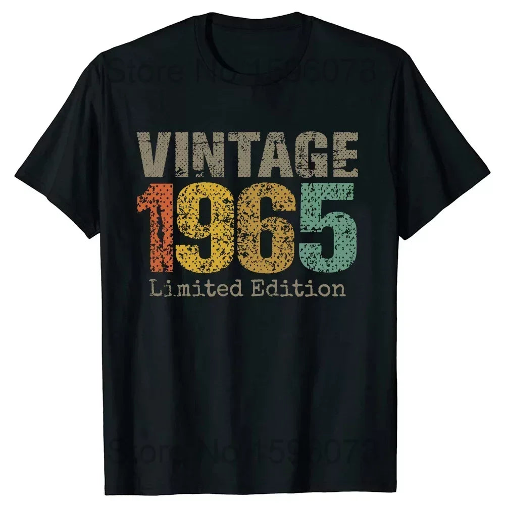Vintage 1965 Birthday Graphic Tee