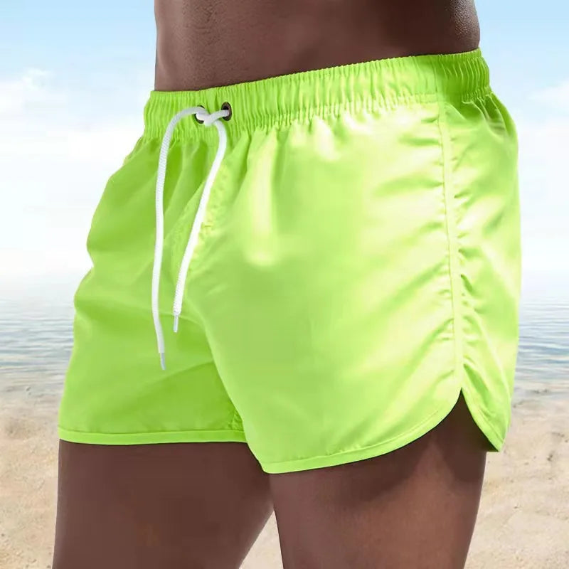 Summer Casual Shorts Men Breathable Beach Shorts Ice Silk Comfortable Fitness Basketball Sports Short Pants Male Running Shorts