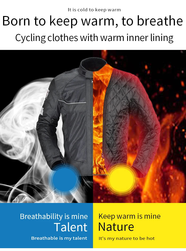 Reflective Protective Riding Jacket