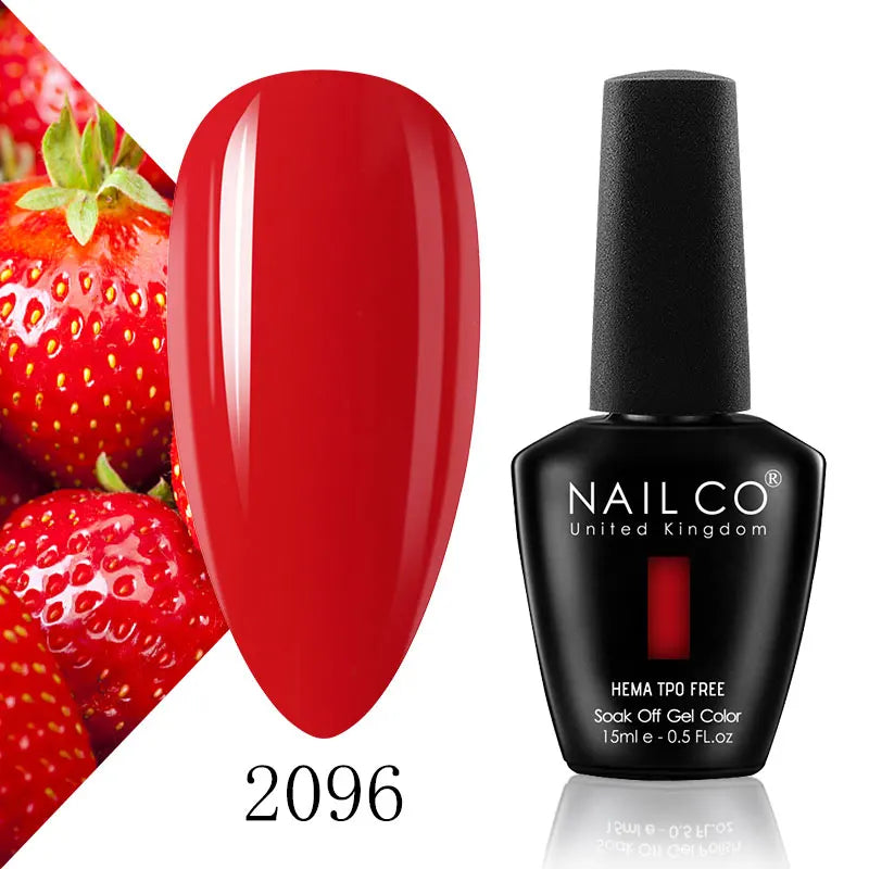 NAILCO 15ml Nail Gel Polish Semi Permanent UV Varnish Nails Art Gel Vernis Manicure TOP BASE Nails Products Supplies Equipment