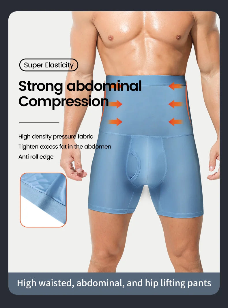 High Waist Sports Boxer Shorts