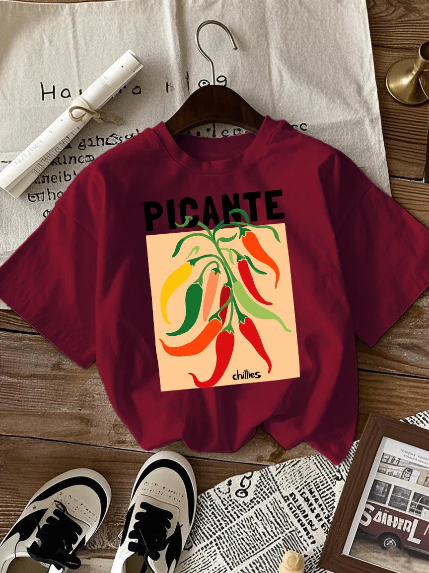 Picante Chillies Streetwear Cotton Tee