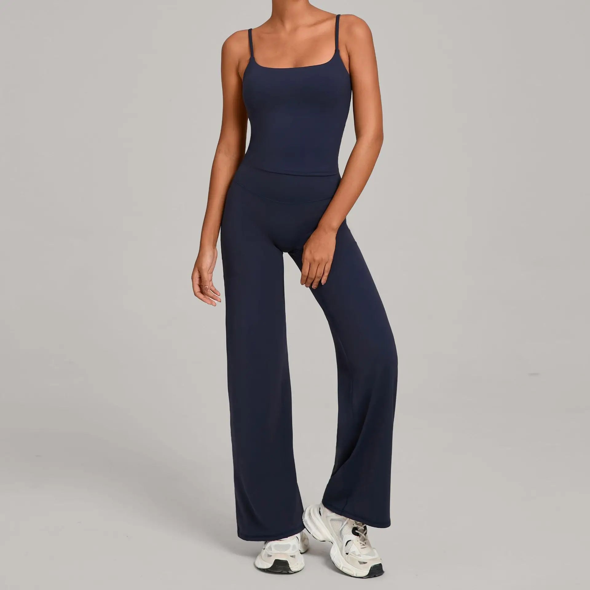 2PCS Yoga Set Women Yoga Pant Workout Tracksuit Sportswear Gym High Waist Straight Leg Bottoms Fitness Bta Sports Suit XP01