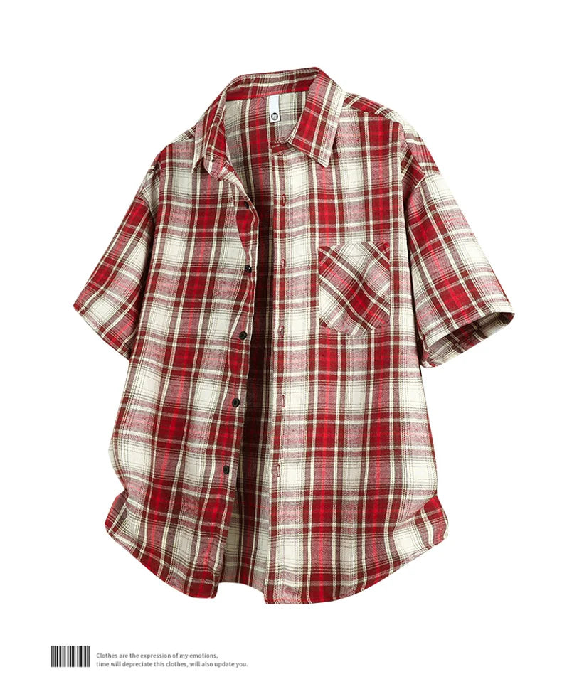 Plaid Casual Long Sleeve Shirt
