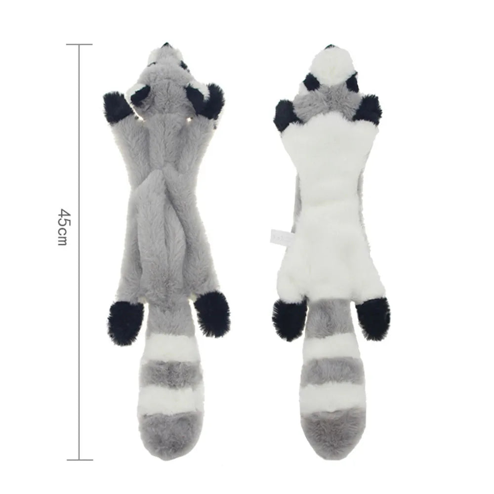 Stuffingless Crinkle Squeaker Dog Toy