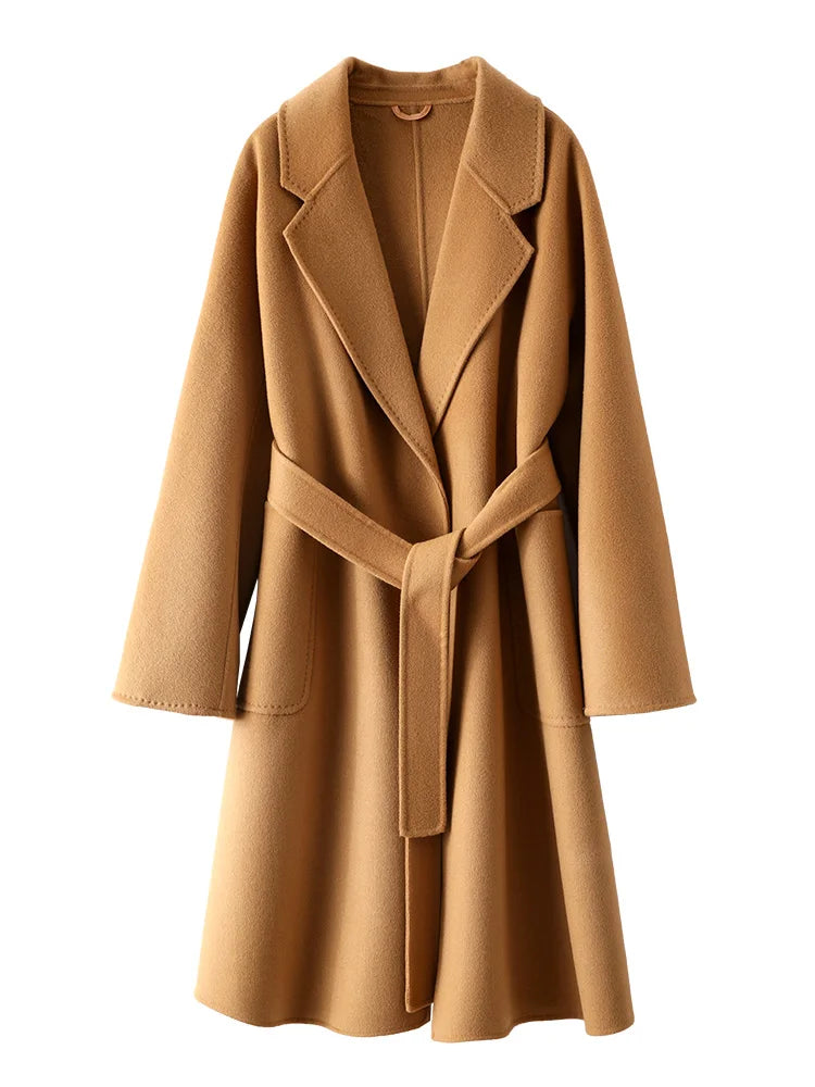 Double Faced Wool Korean Coat