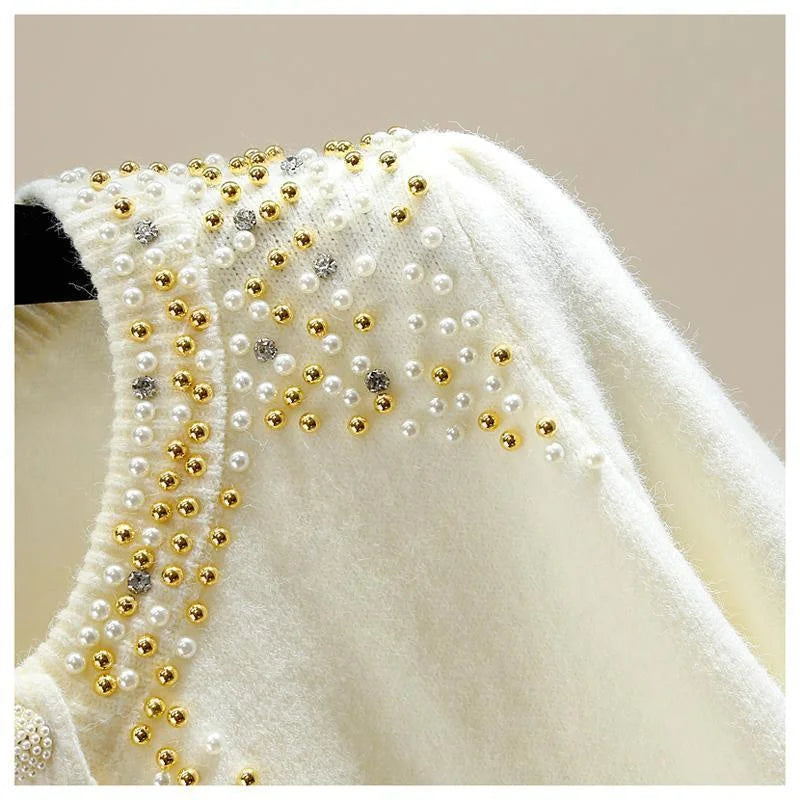 Slim O-Neck Knit Cardigan Sweater