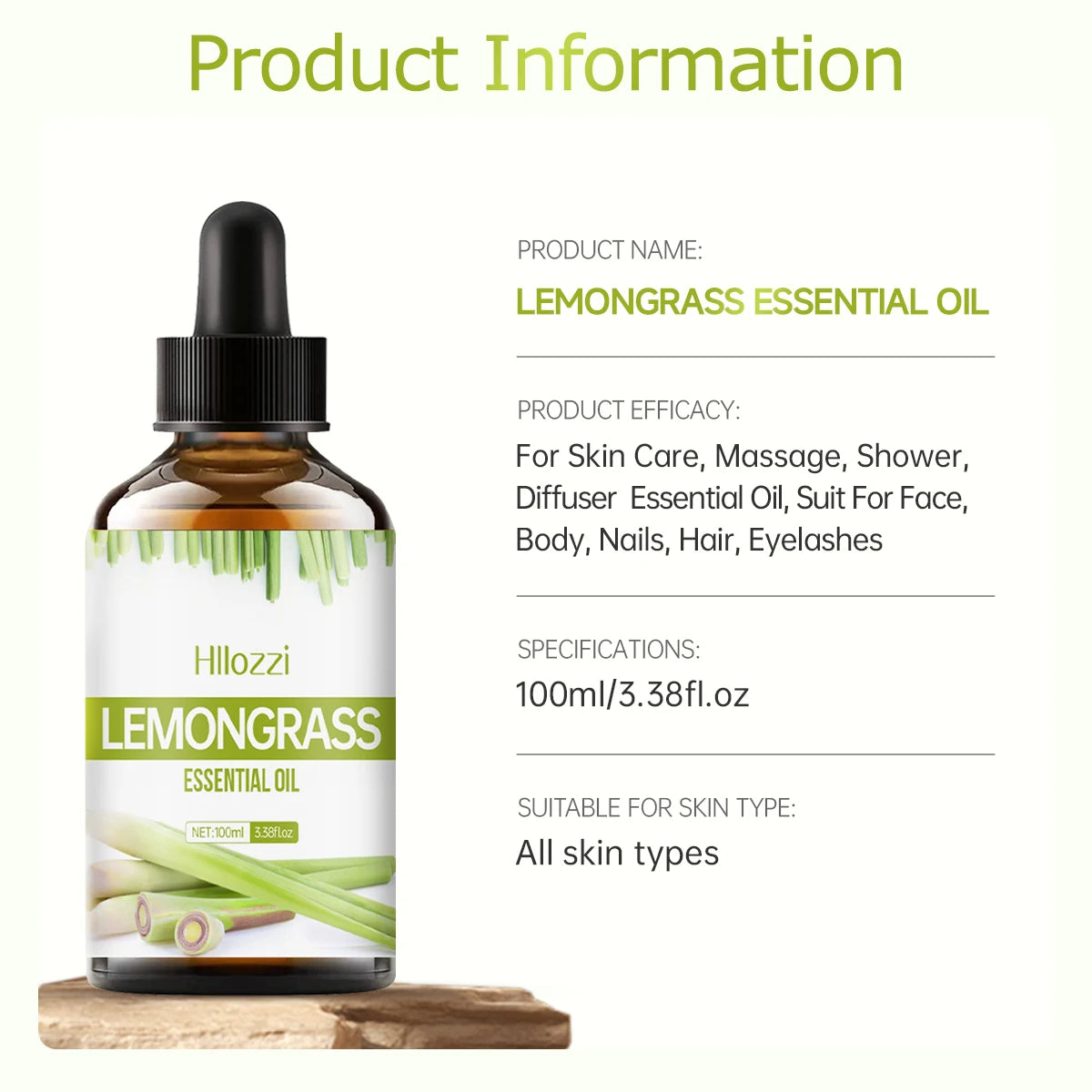 Lemongrass Essential Massage Oil