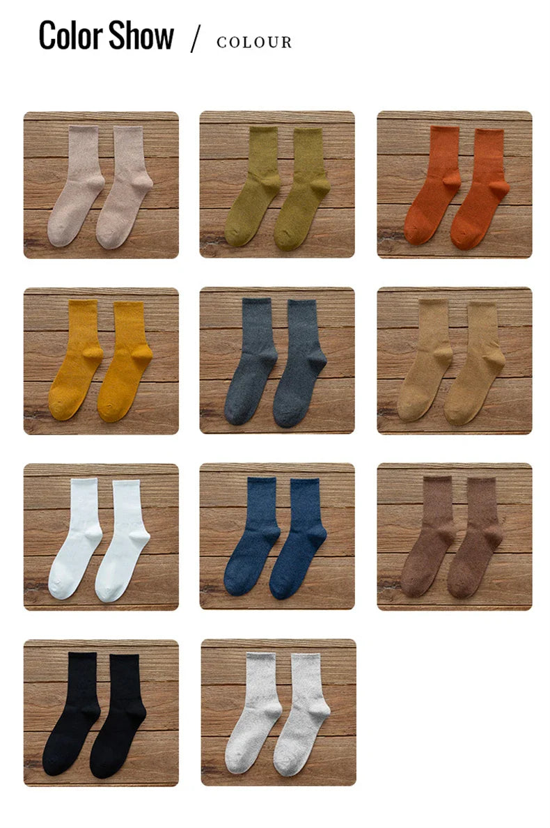 Combed Cotton Business Crew Socks