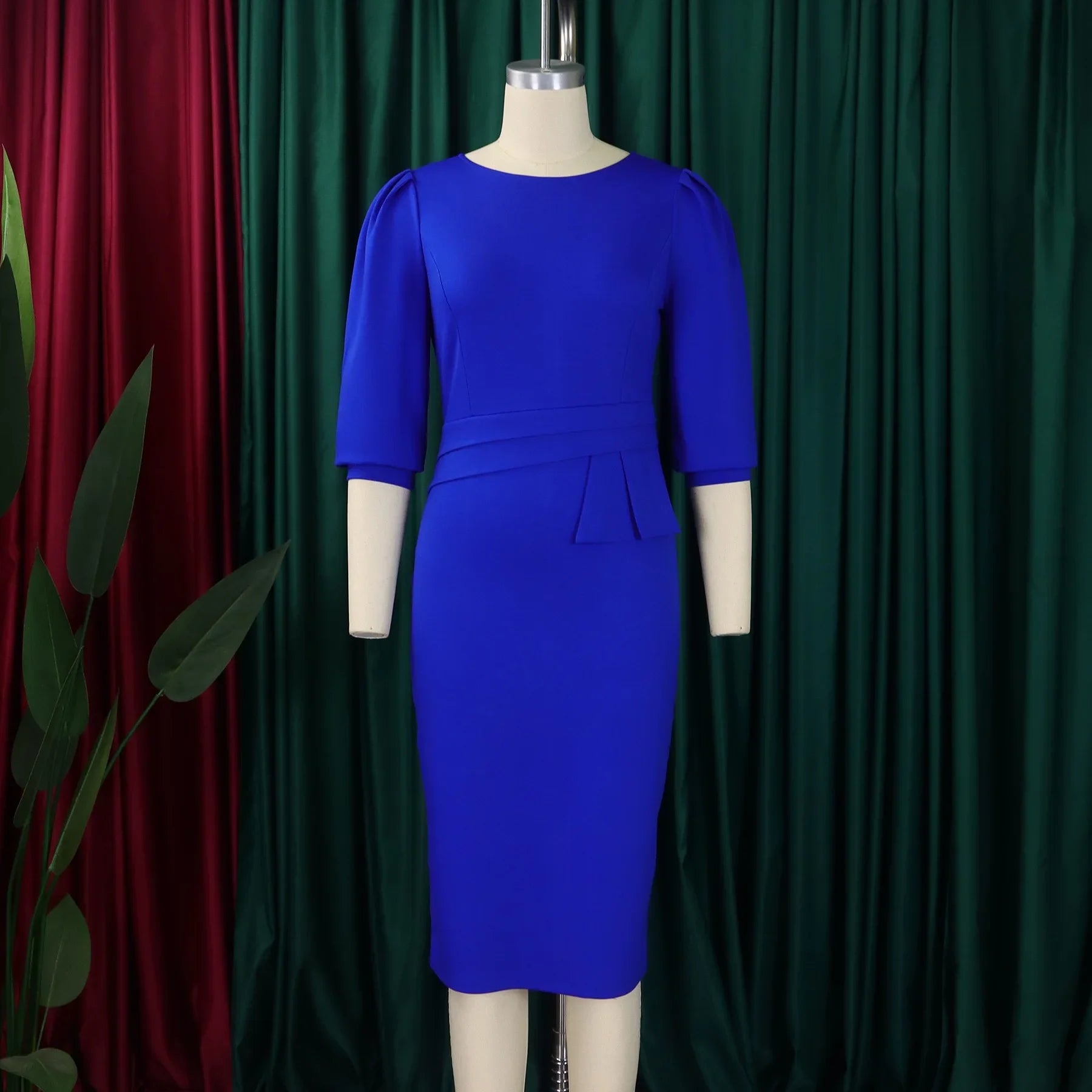 Sheath Half Sleeve Office Dress
