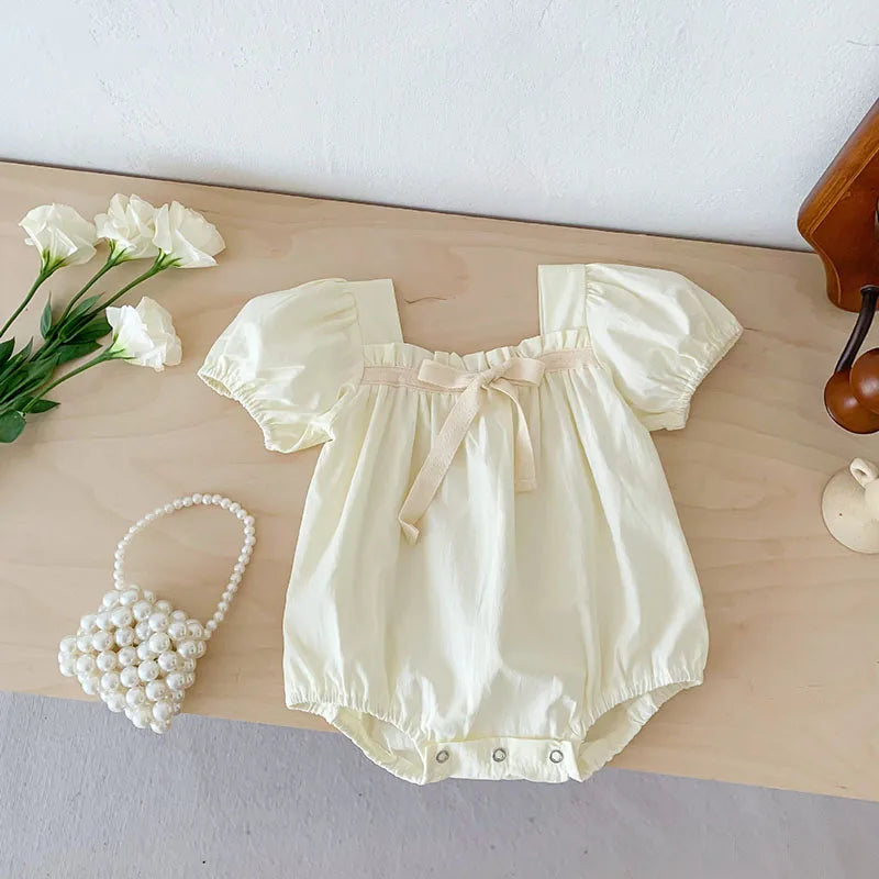 Floral Summer Baby Girl Romper
