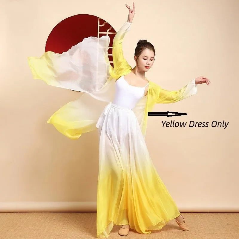 Classical Gradient Chiffon Dance Dress