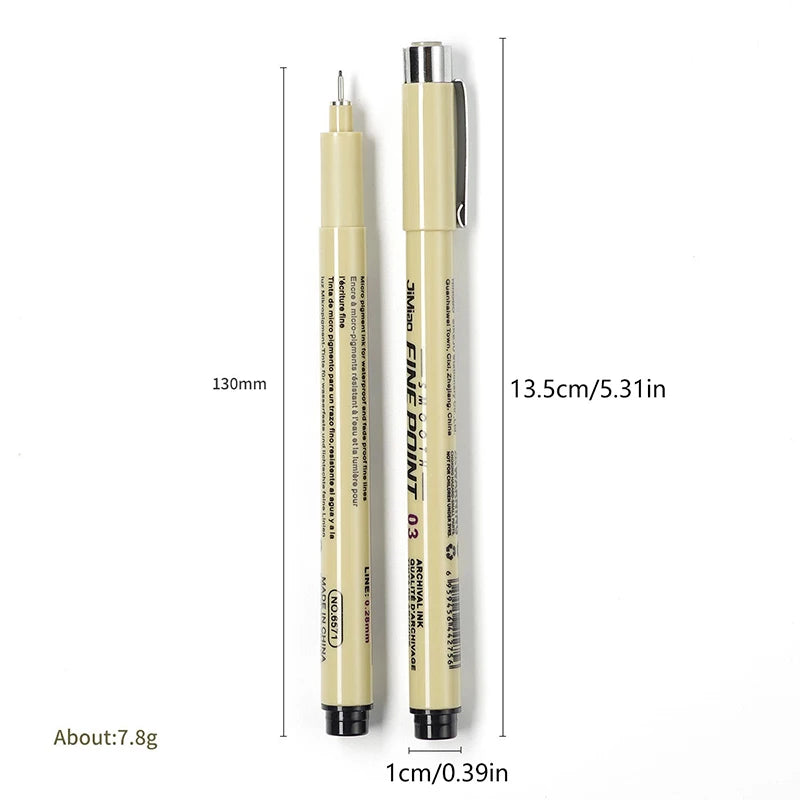 Nail Art Graffiti Line Pen Gel Painting Waterproof Wire Drawing Pen Detail Sketching Pen Nail Design Tools