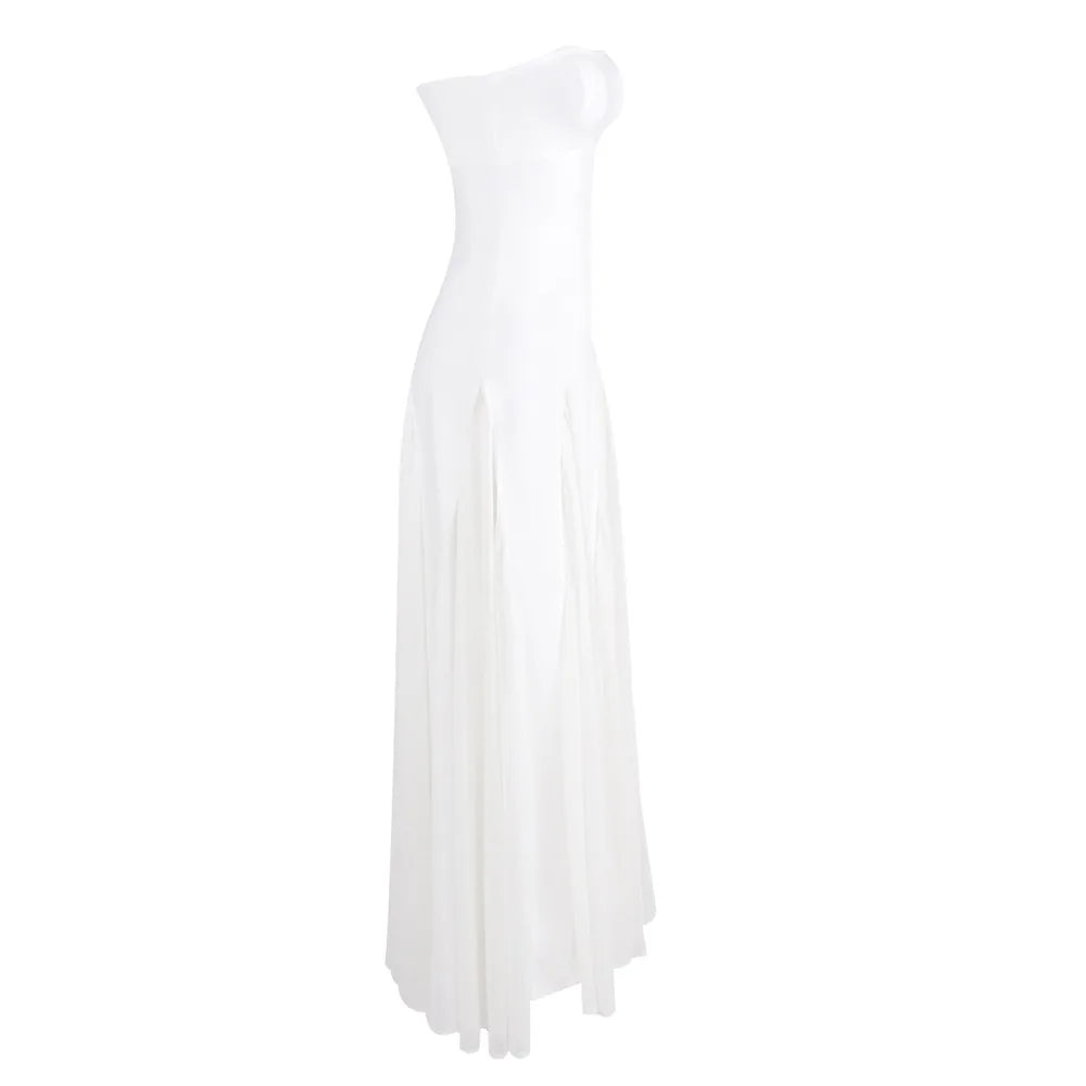 Elegant Backless Sleeveless Evening Gown