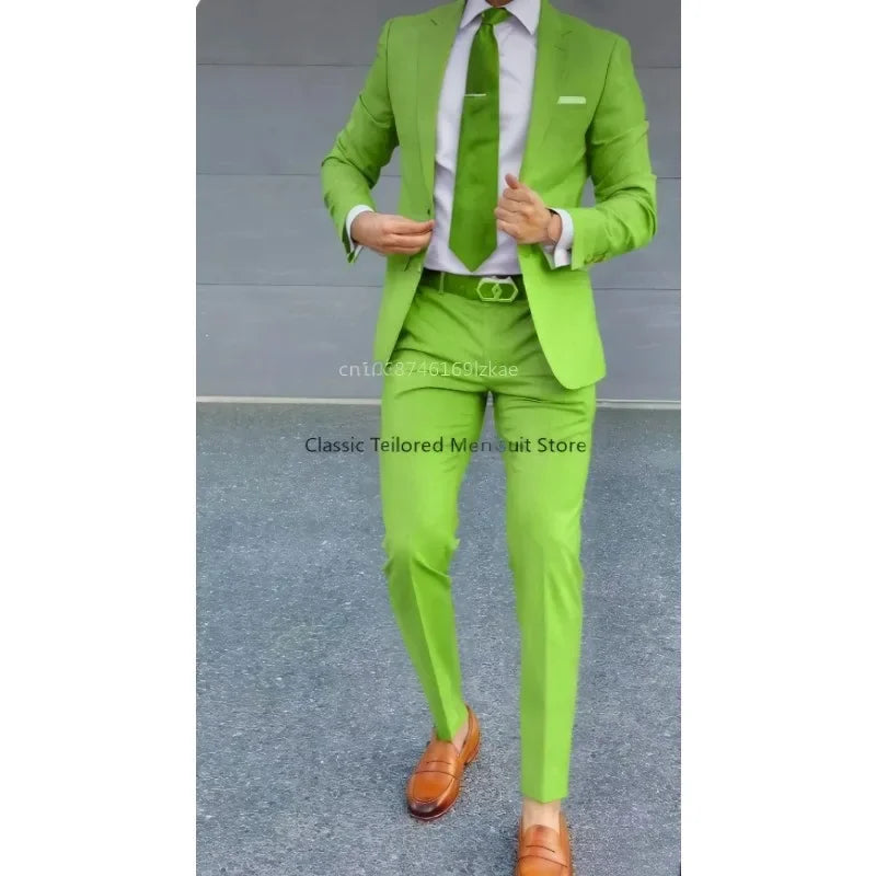 Slim Formal Two Piece Suit
