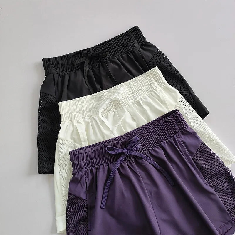 High Waist Yoga Training Shorts