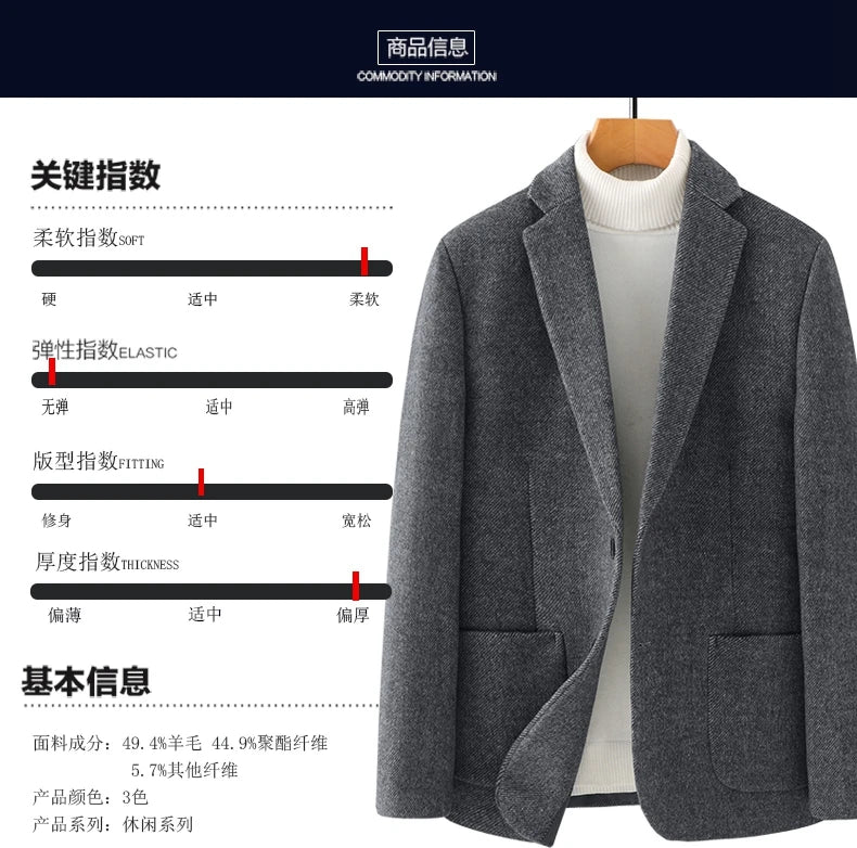 Elegant Tweed Business Blazer