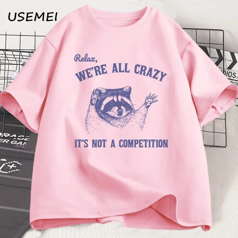 Relax Crazy Graphic Tee Men