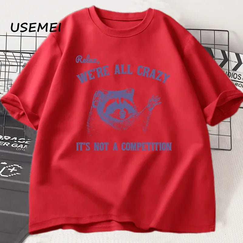 Relax Crazy Graphic Tee Men