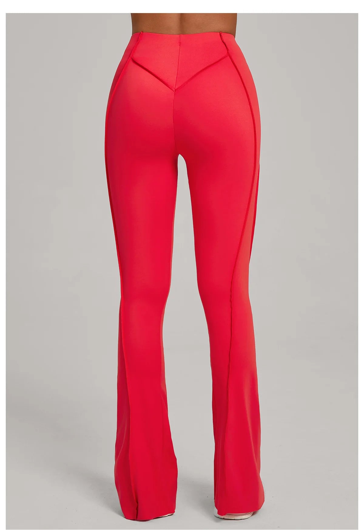 Gym Workout Women's Wide-Leg Tight-Fitting Hip-Lifting Yoga Flared Pants Dance High-Waist Flared Casual Outdoors Sports Trousers