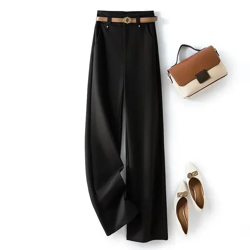 Fluid Wide Leg Office Slacks