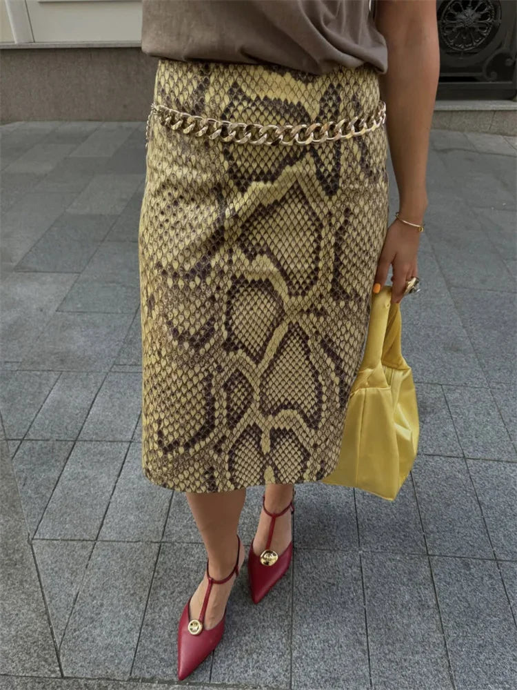 Snakeskin Printed Fashion Premium Edition