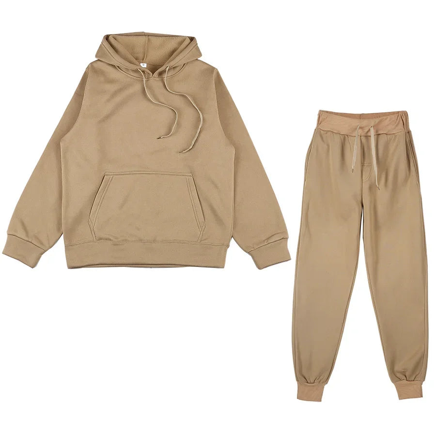 Men's Sports Suits Fashion Tracksuit Women Hoodies + Pants Two Pieces Sets Running Casual Sweatshirts Sweatpants Men's Clothing