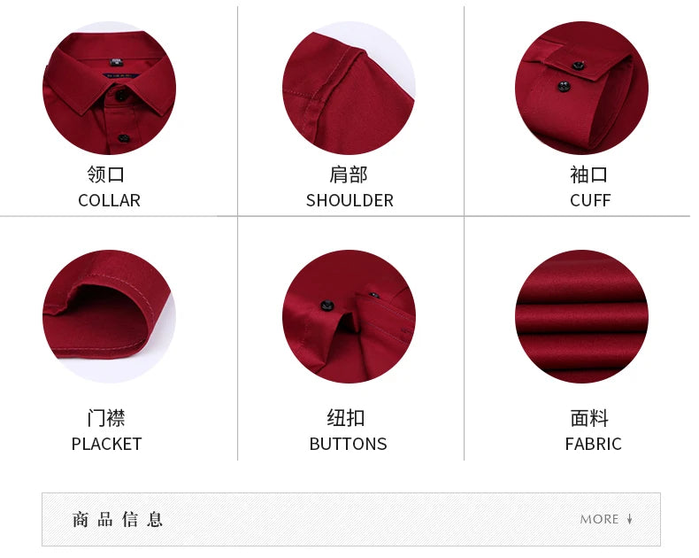 Slim Social Business Shirt Men