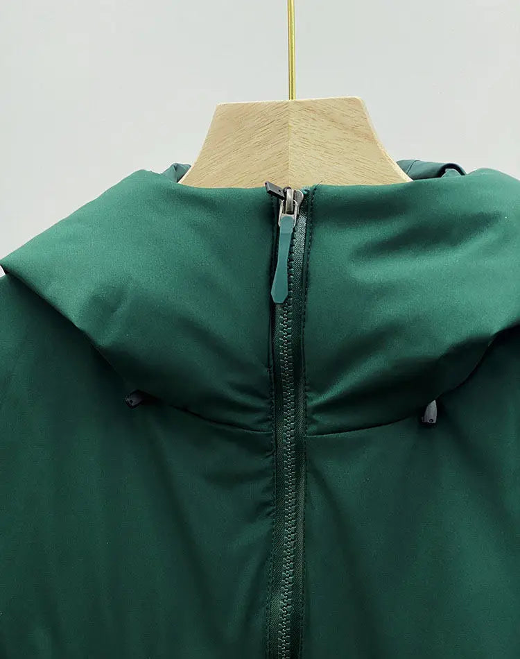Color Blocked Outdoor Down Jacket