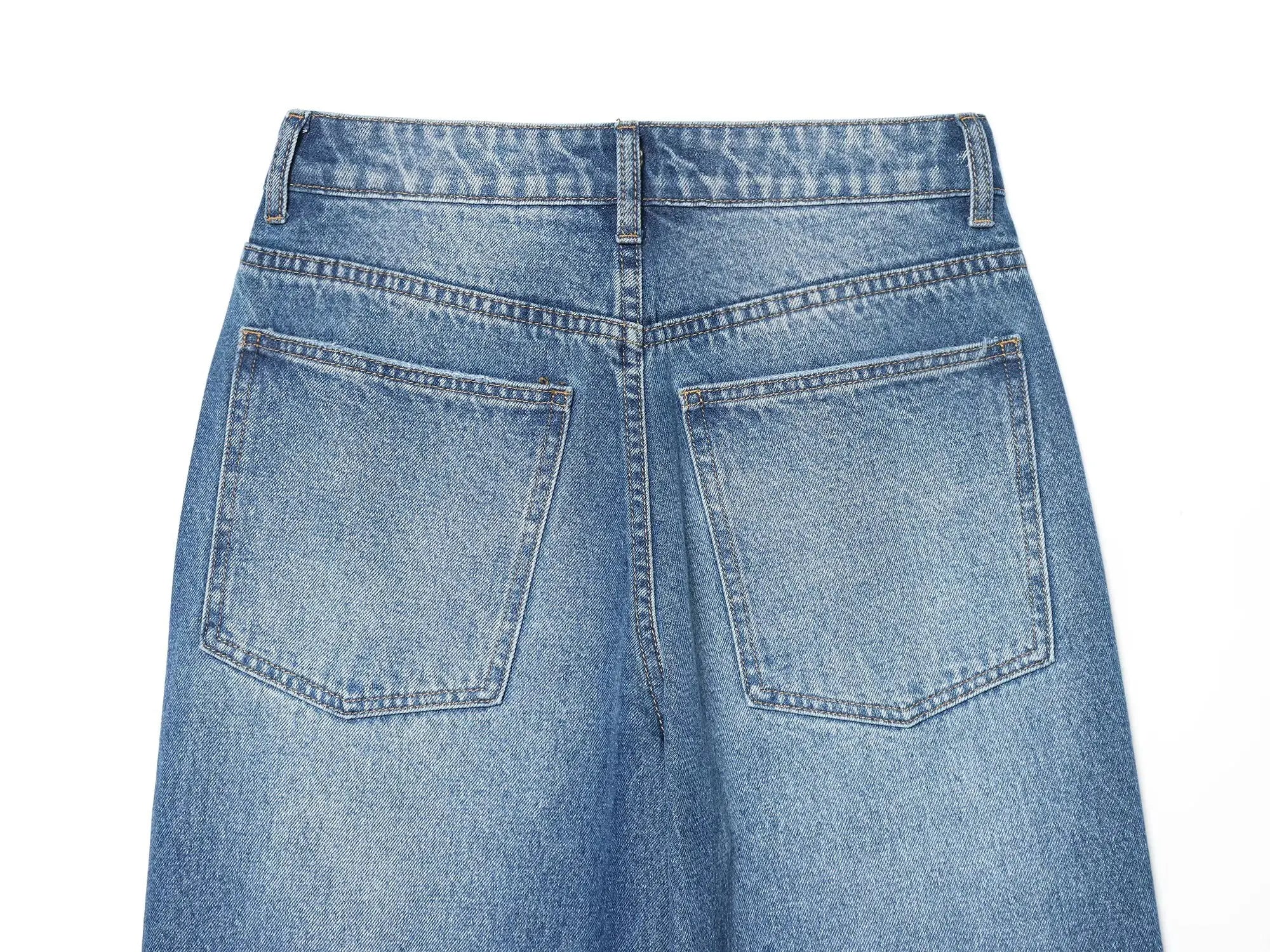 Baggy Straight Denim Street Jeans