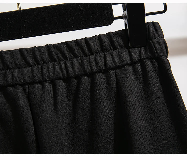 High Waist Woolen Harem Pants