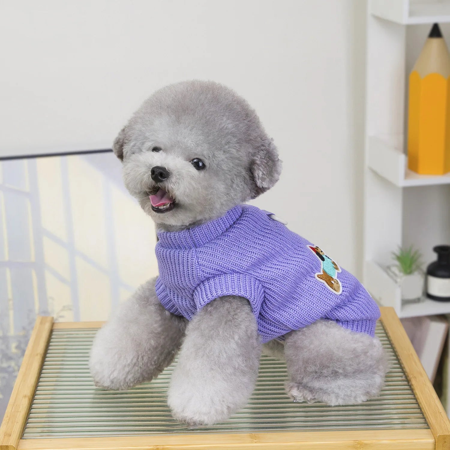 Knitted Winter Pullover Dog Sweater