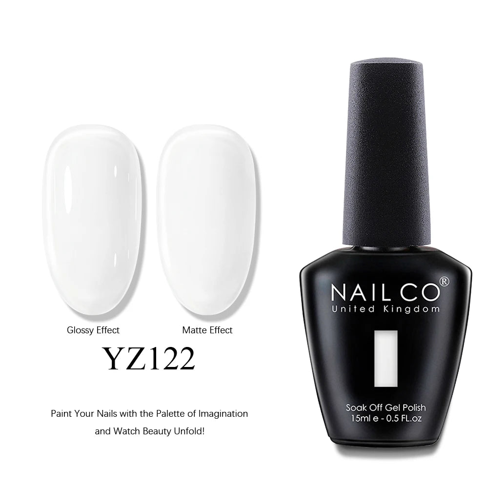 NAILCO 2025 Hot 15ML Gel Nail Polish Nails Semi-permanent UV Varnish High Quality Glass Bottle Nail Art Polish For Manicure