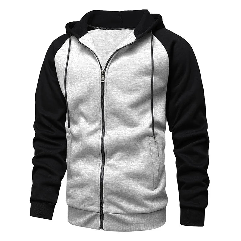 Men’s Fleece Zip-Up Hooded Sweatshirt