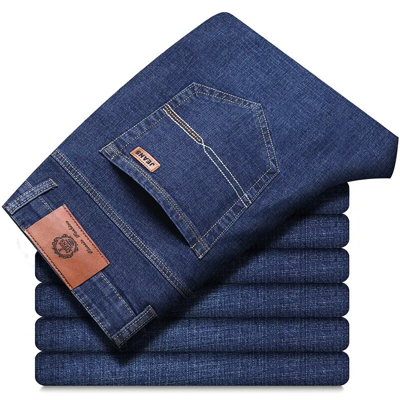 Slim Straight Business Denim