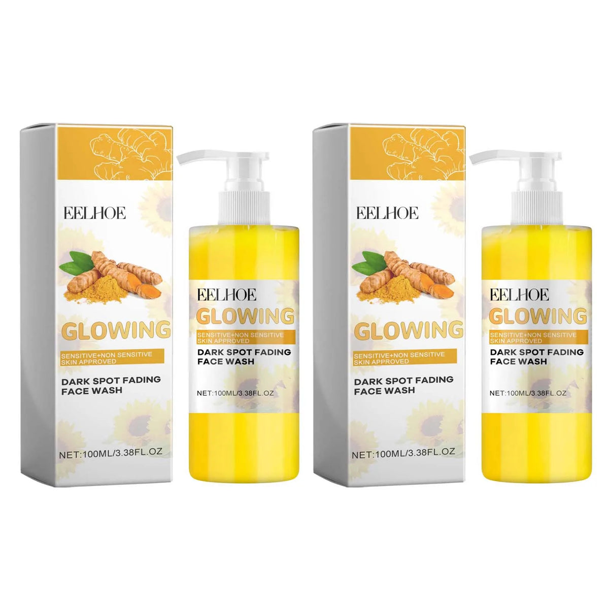 Turmeric Brightening Facial Cleanser Wash