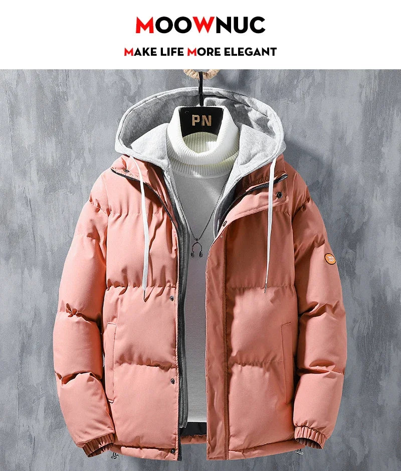 Warm Hooded Parka Jacket