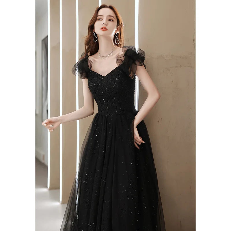 Elegant Backless Evening Prom Dress
