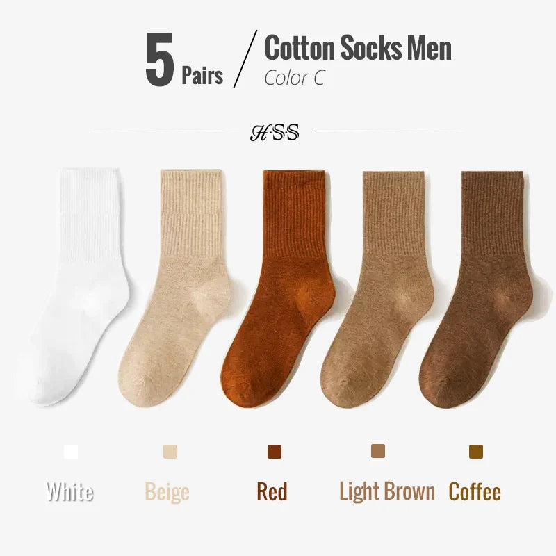 Combed Cotton Business Crew Socks
