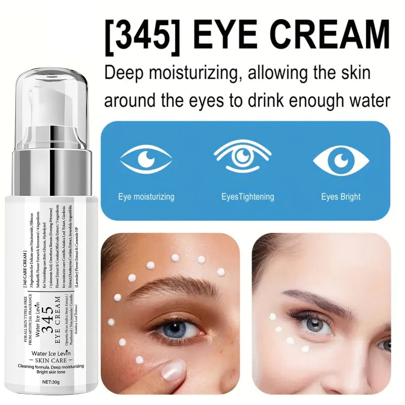 345 Skincare Set With Eye Cream Moisturizing Cream Relief Spray Hydrating Soothing Brightening For All Skin Types Sensitive Skin