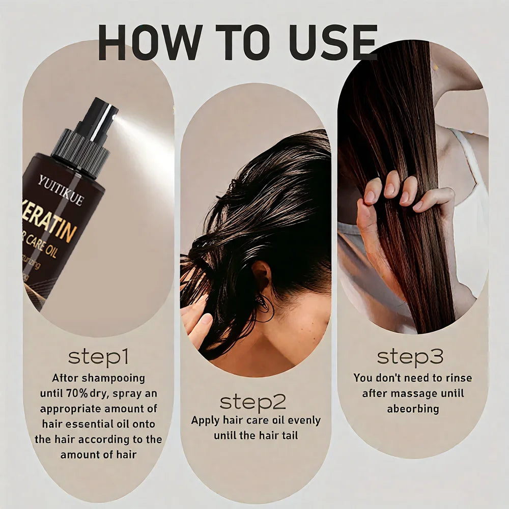 Keratin Deep Moisture Hair Oil