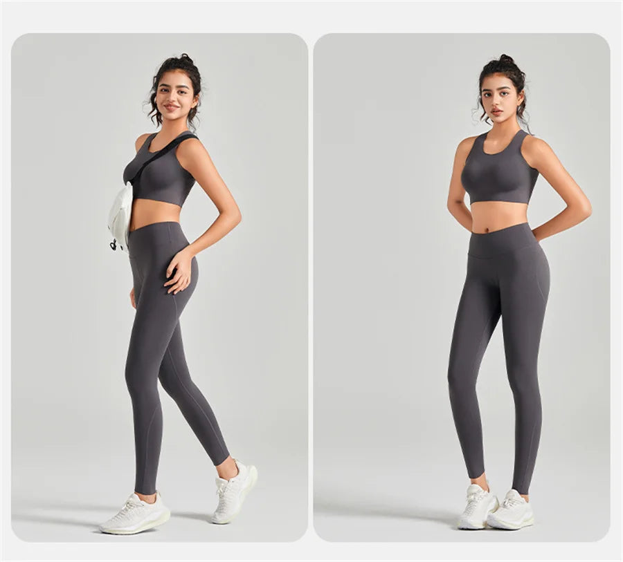 Summer Yoga Leggings For Women High Waist Breathable Quick Drying Pilates Running Jogging Fitness Girls Long Pants Gym Workout