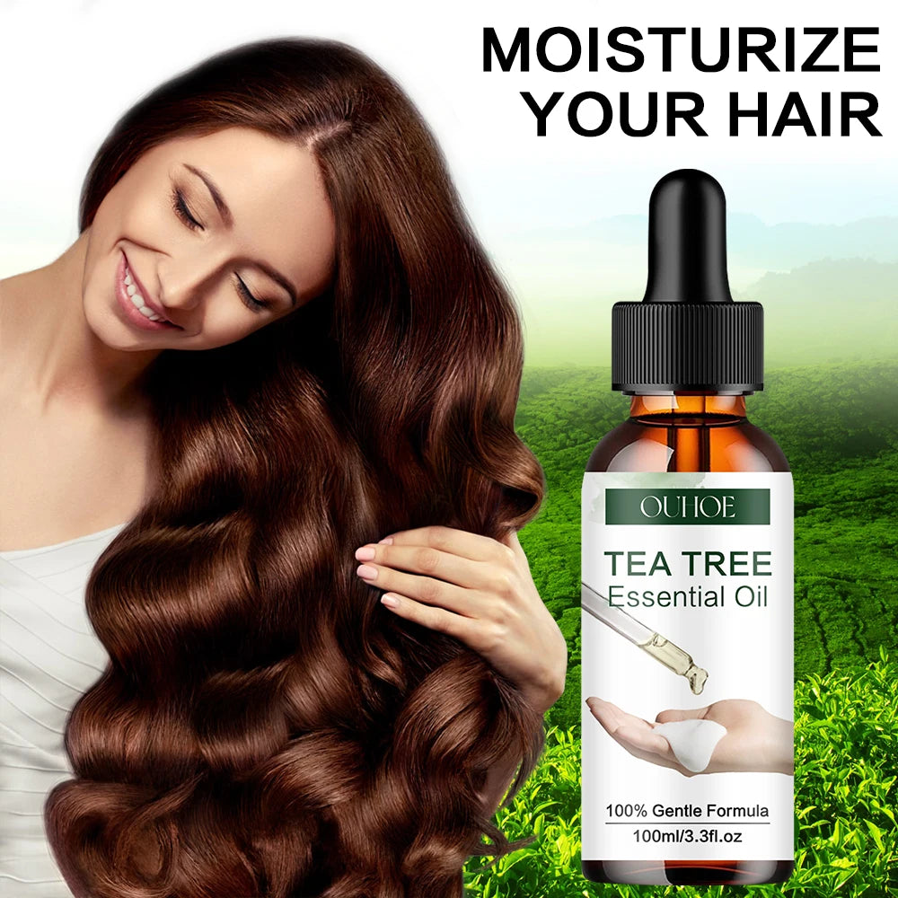 Natural Tea Tree Oil Moisturizing Facial Body Feminine Skin Care Skin Repair Moisturizing Aromatherapy Pure Massage Essential Oi
