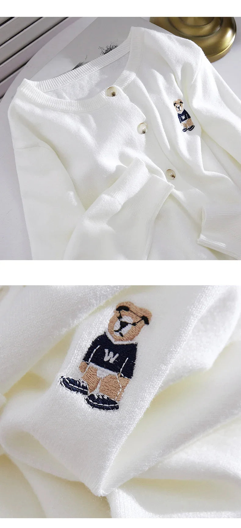 Korean V Neck Knit Cardigan