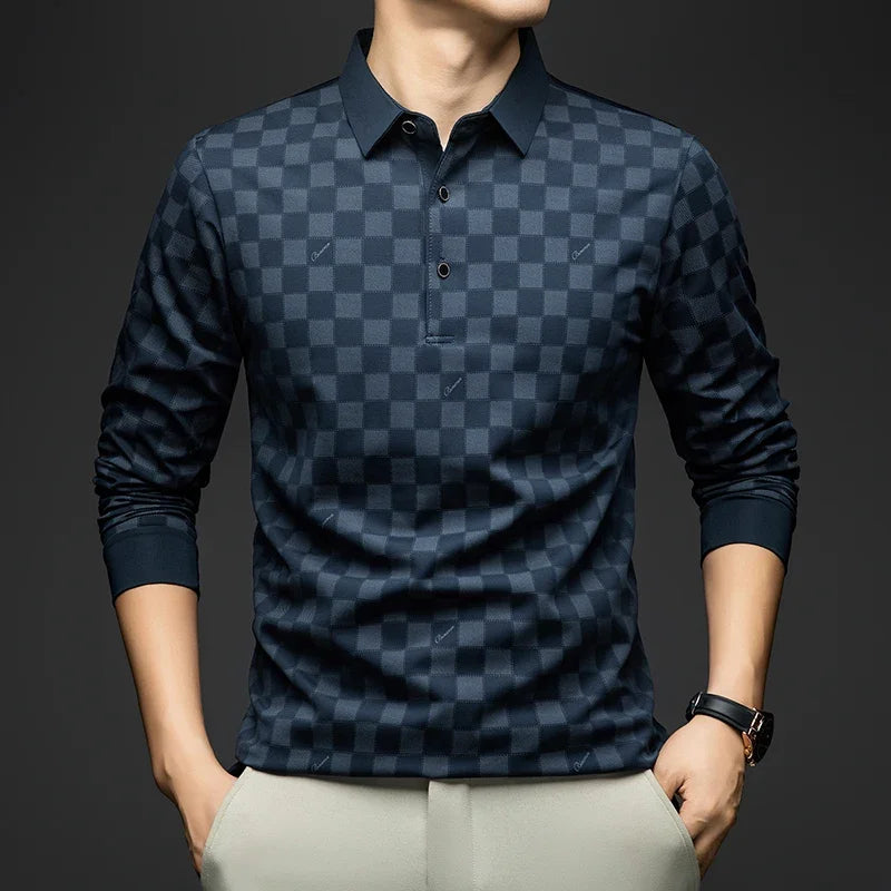 Autumn Plaid Polo Essential