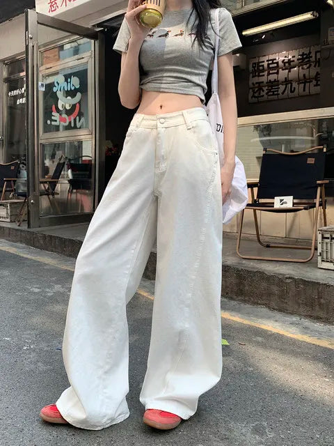 Women's Clothing Black Jeans Tie Dye Bleached Irregular Design Gradient Multi Color Female Denim Fashion Unique Colorful Cool
