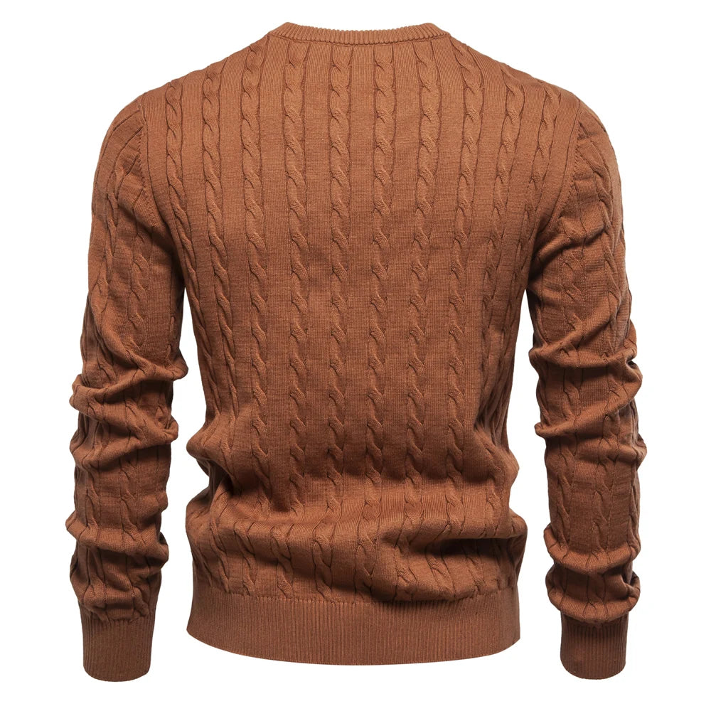 Giraffe Embroidered Knit Pullover