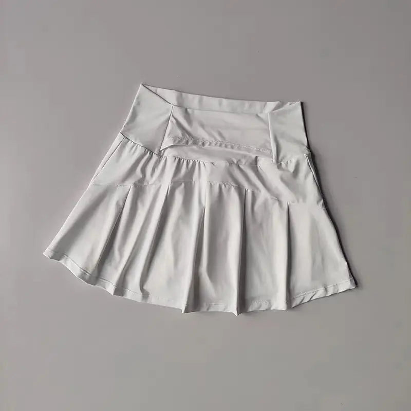 High Waist Tennis Skirt Shorts