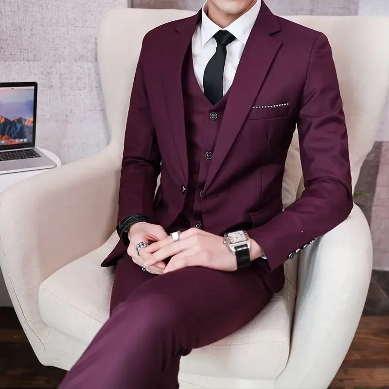 British Style Three Piece Suit