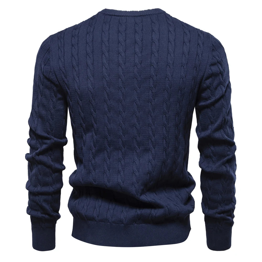 Giraffe Embroidered Knit Pullover